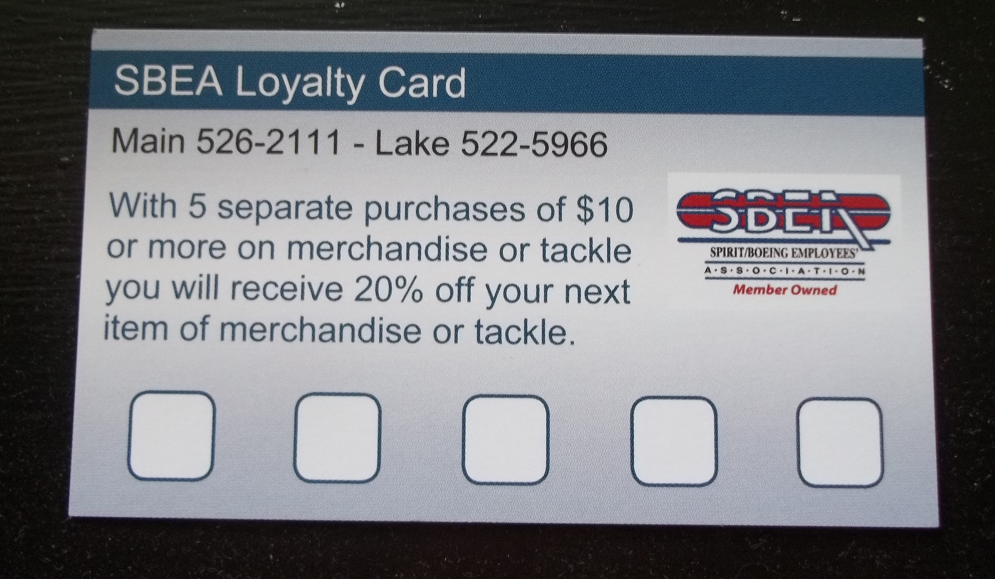 Loyalty card