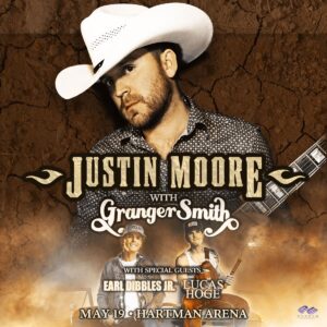 Justin Moore-The Country On It Tour @ Hartman Arena