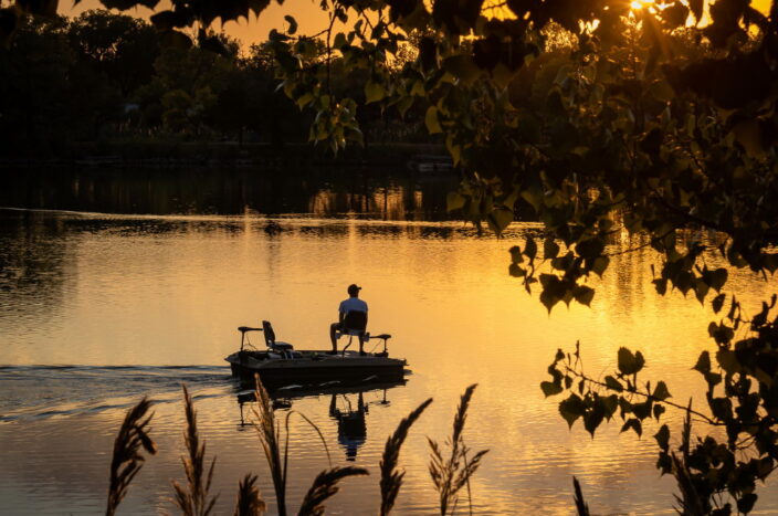 Fishing at sunset 22